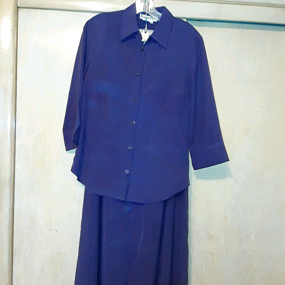 Barry Pace silk dress (skirt and blouse)